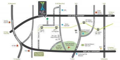 Карта на стадион Bukit Niki 