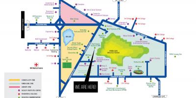 Карта на университета Малайи