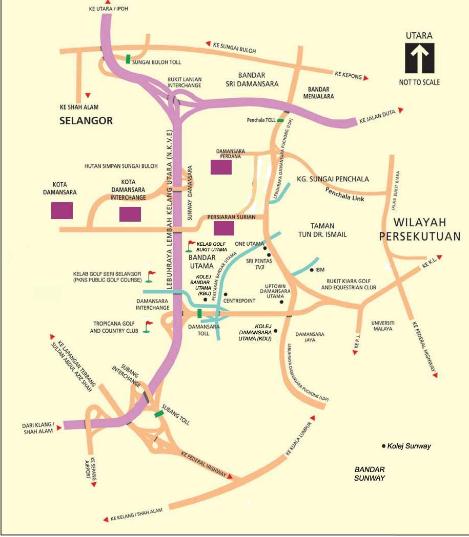 Куала Лумпур карта на Куала Лумпур