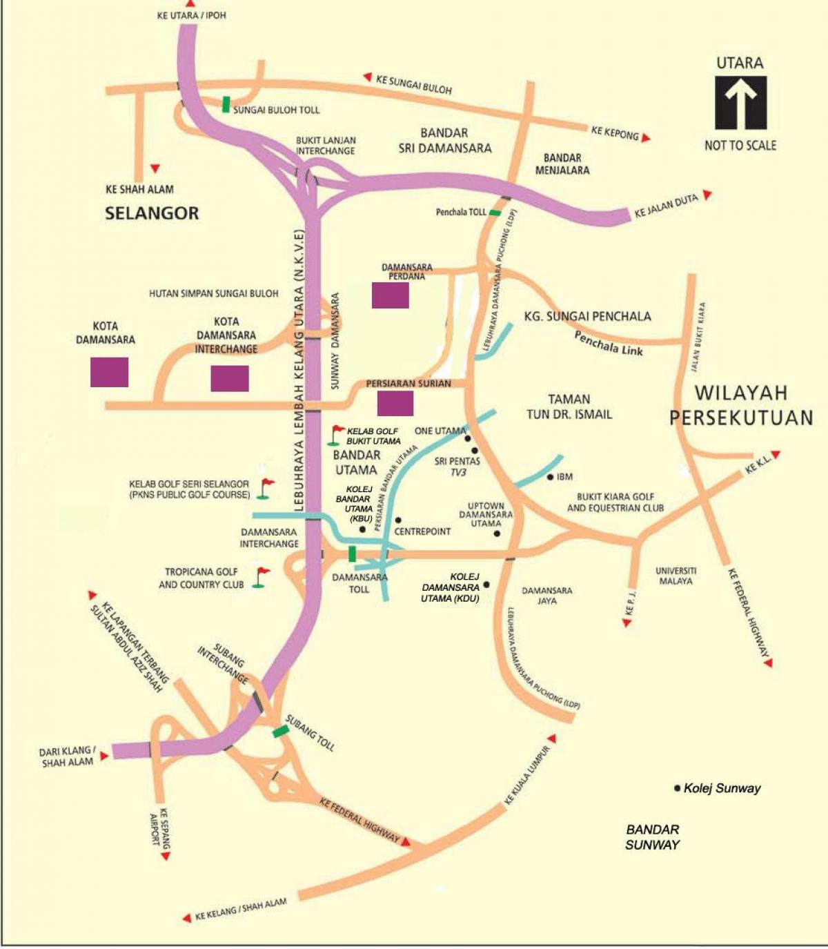 Куала Лумпур карта на Куала Лумпур