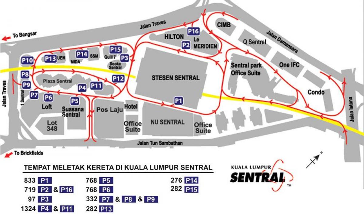 Куала Лумпур картата
