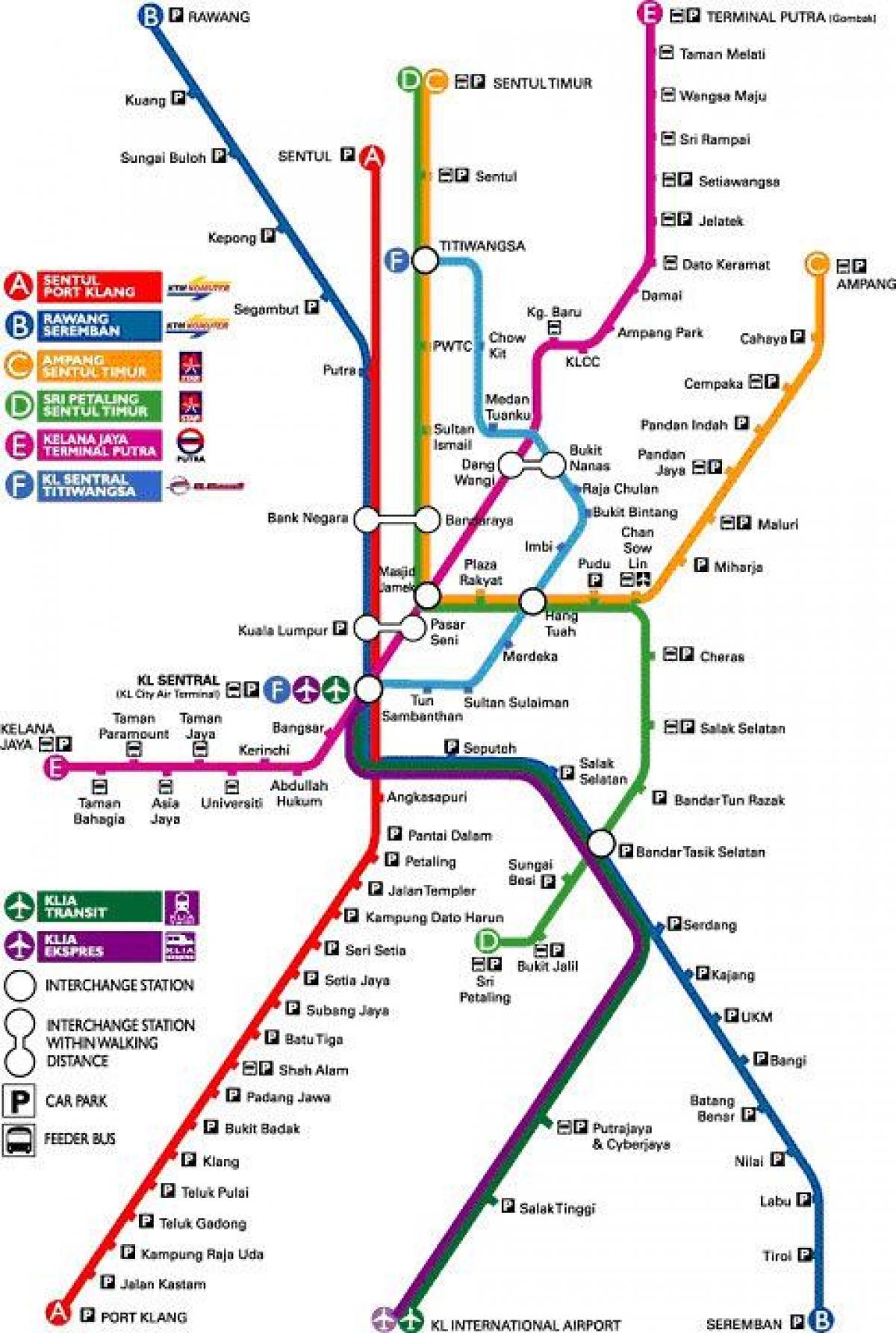 Клиа експрес-карта на маршрута