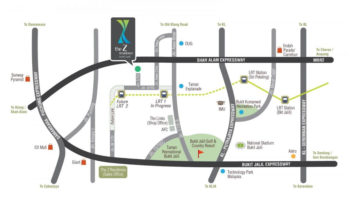 Карта на стадион Bukit Niki 