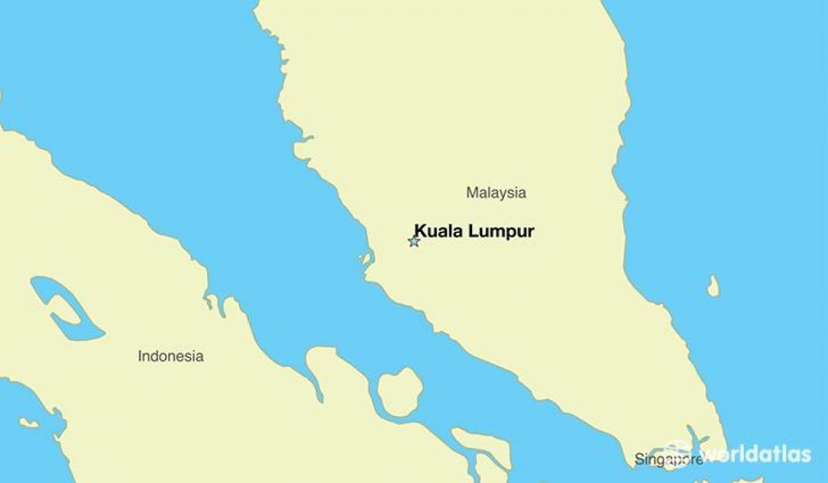 Карта на столицата на Малайзия