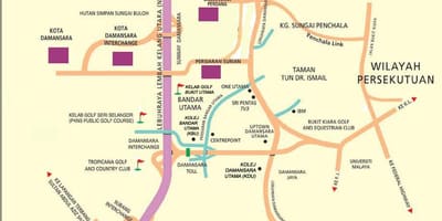 Куала Лумпур карта на Куала Лумпур
