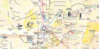 Малайзия Куала Лумпур картата