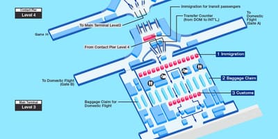 Терминал KLIA картата