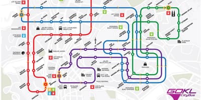 Отидете КЛ градски автобусни картата