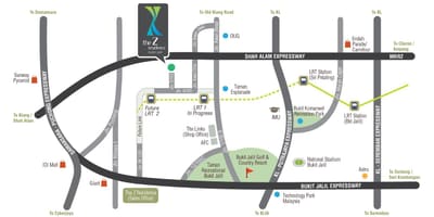 Карта на стадион Bukit Niki 