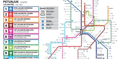 Гара KL картата